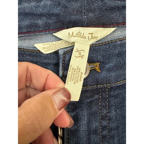 NWT Matilda Jane Women's Jeans 8 Stretch Skinny - Picture 2 of 8